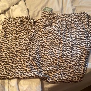 Wide leg cropped pant